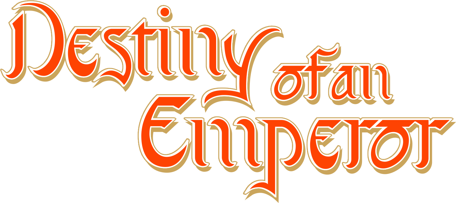 Destiny of an Emperor logo for NES